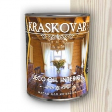 Масло для интерьера Kraskovar Deco Oil Interior Белоснежный 0,75л