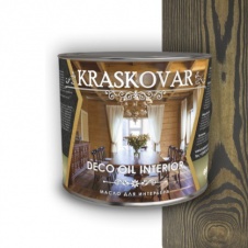 Масло для интерьера Kraskovar Deco Oil Interior Эбен 2,2л
