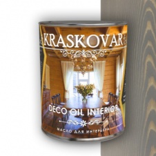 Масло для интерьера Kraskovar Deco Oil Interior Серое небо 0,75л