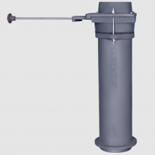 Чугунный шиберный модуль (труба+шибер м/м+труба) 130/500