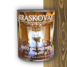 Масло для интерьера Kraskovar Deco Oil Interior Орех 0,75л
