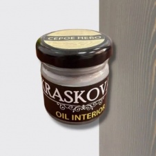 Масло для интерьера Kraskovar Deco Oil Interior Серое небо 40мл