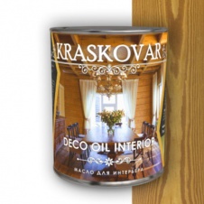 Масло для интерьера Kraskovar Deco Oil Interior Тик 0,75л