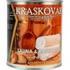 Масло для полков бани и сауны Kraskovar Sauna&Bathhause бесцветный 0,75л