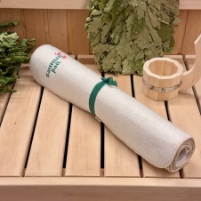 Лежак 180*60  "Банный рай",п/шерсть (белый)