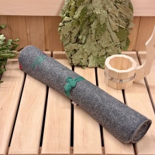 Лежак 180*60  "Банный рай" п/шерсть (серый)