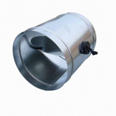 Дроссель-клапан раструб Ф115мм (нерж 0,5мм) ИНС