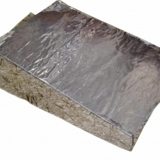 Базальтовый картон фольгированный 1000*600*10 мм