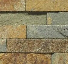 Панель из натурального камня Сланец мультиколор 600х150 мм (0,63кв.м.)