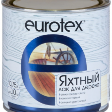 Лак яхтный полуматовый Eurotex 2,0 л