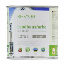 461 Landhausfarbe farblos Укрывная краска белая (0,375л)