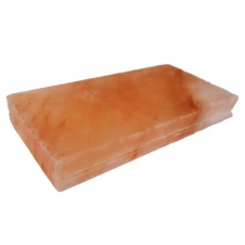 Плитка из гималайской розовой соли 20*10*2,5 см. шлифованная с пропилом