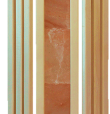 Абажур "Карина" с гималайской солью 340х750х120 (3 плитки)