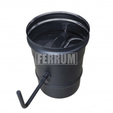 Шибер (430/0,8 мм/эмаль/600 черная) Ф115 Ferrum