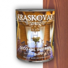 Масло для интерьера Kraskovar Deco Oil Interior Вишня 0,75л