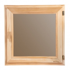 Окно Woodson 60х60, стекло бронза, ольха